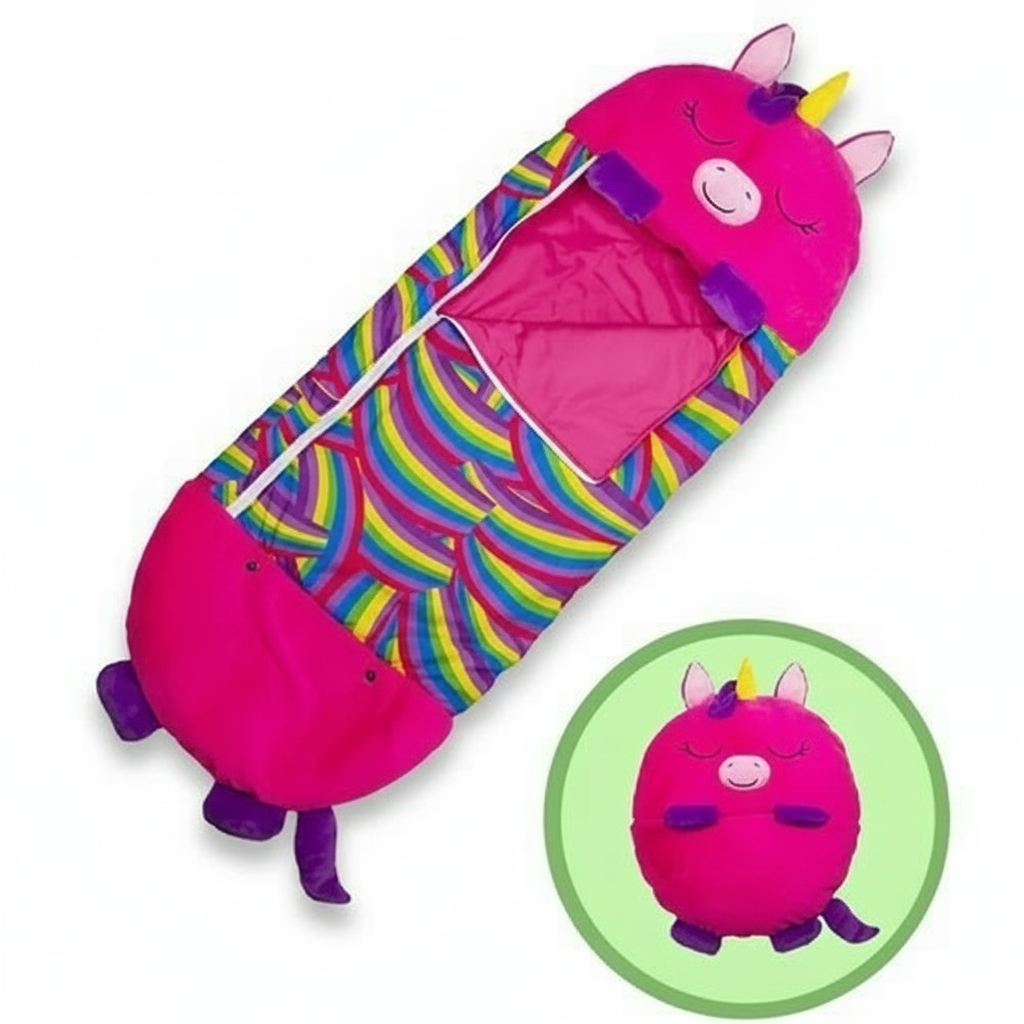 Foldable Animal-Shaped Sleeping Bag for Kids