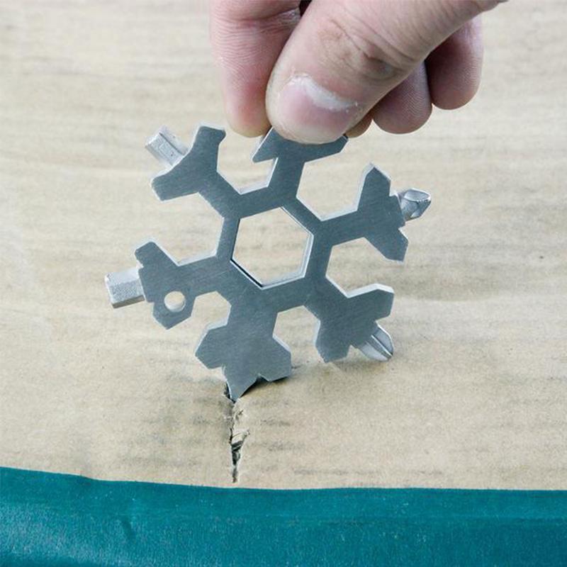 Multi-tool Snowflake Set with 18 Functions – Perfect Gift