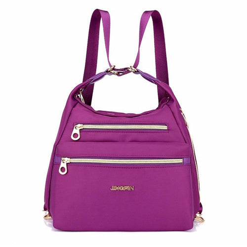Versatile Bag with Double Zippers – Backpack, Handbag, Crossbody
