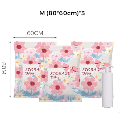 SpaceSaver Vacuum Storage Bags for Clothes & Bedding | Airtight, Reusable & Compact for Home & Travel