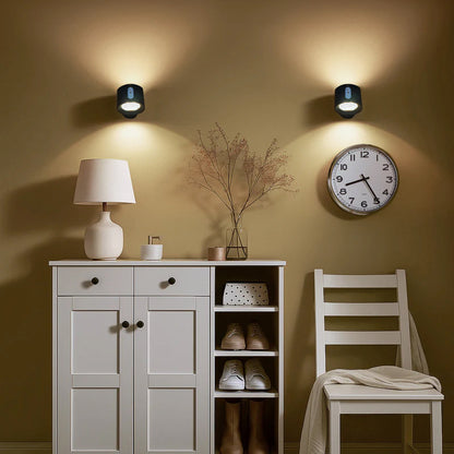 Dual-Head LED Wall Light with Touch Control