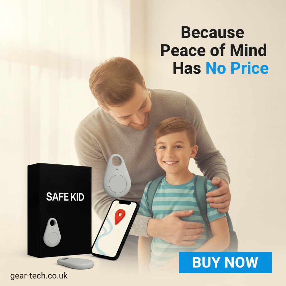 Smart Child Tracker with Real-Time GPS and Waterproof Features
