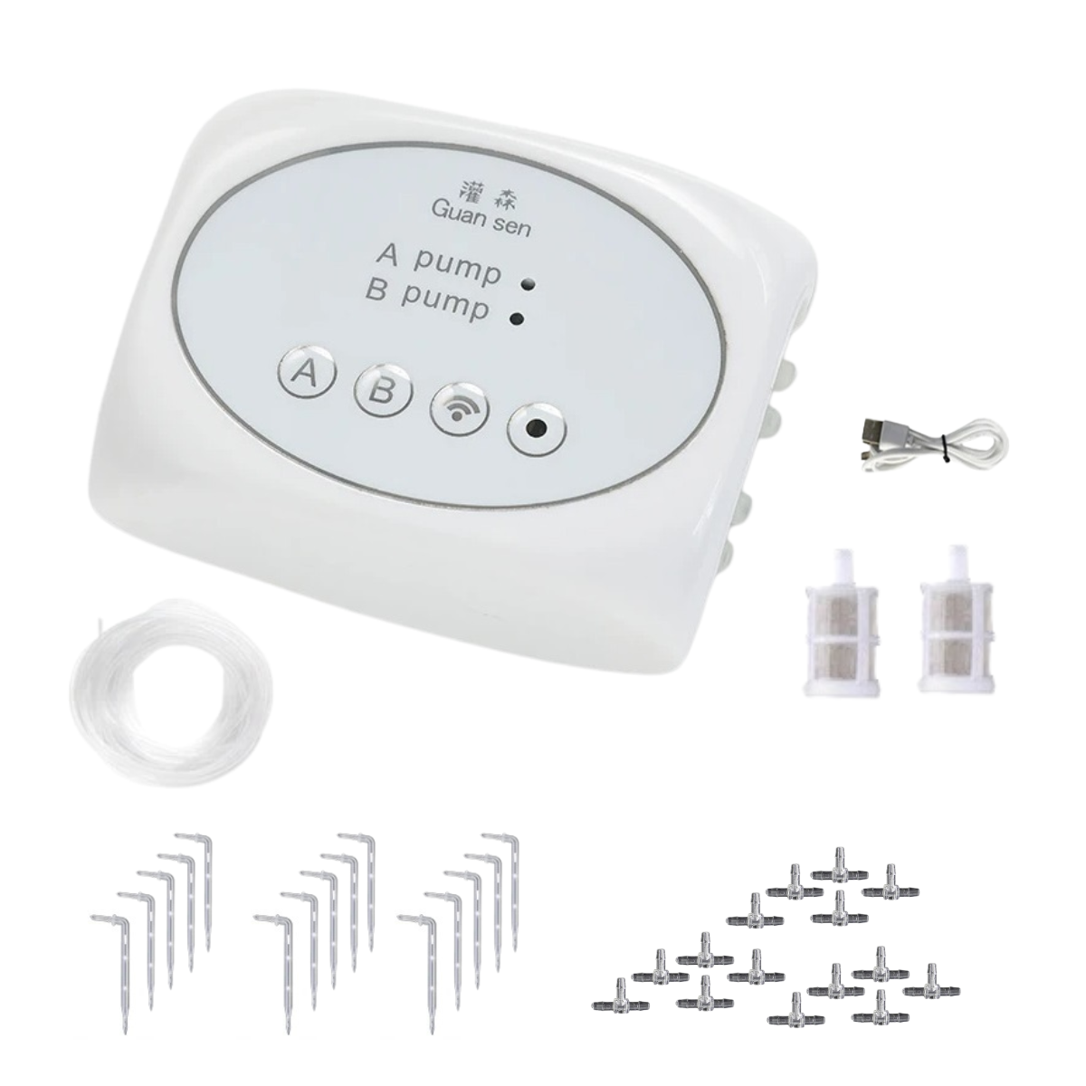 Smart Irrigation System with WiFi Control - Automatic Drip Timer App