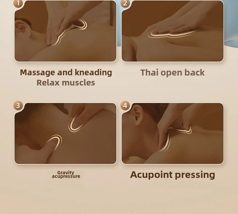 Neck and Back Massager with Heat – Deep Kneading Massage Cushion
