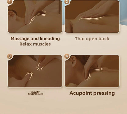 Neck and Back Massager with Heat – Deep Kneading Massage Cushion