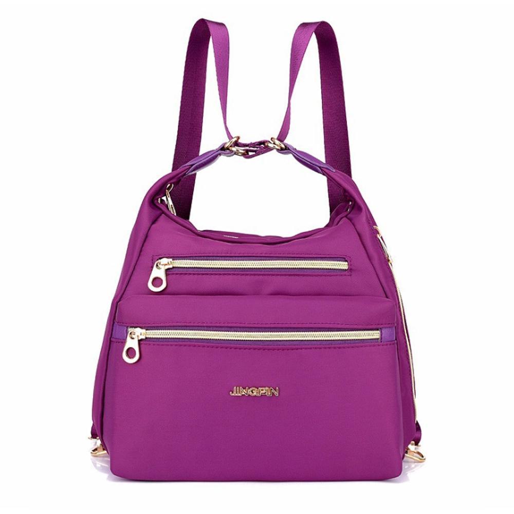 Versatile Bag with Double Zippers – Backpack, Handbag, Crossbody