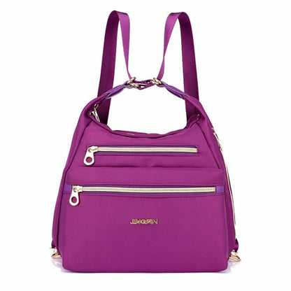 Versatile Bag with Double Zippers – Backpack, Handbag, Crossbody