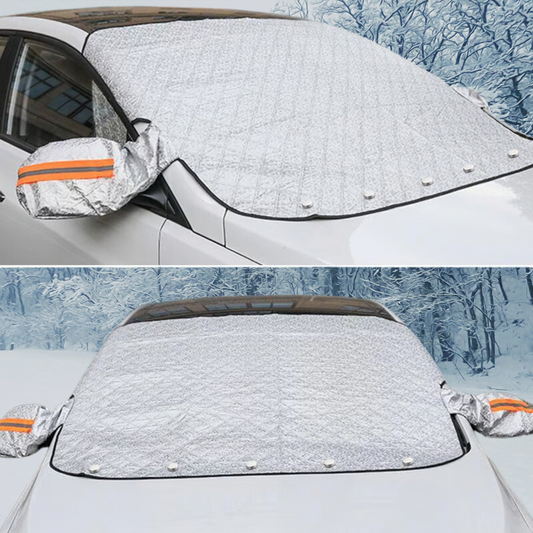 Magnetic Windshield and Mirror Cover for Winter Protection