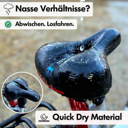 CloudComfort Pro Bike Seat | Pressure-Relieving Memory Foam | Black