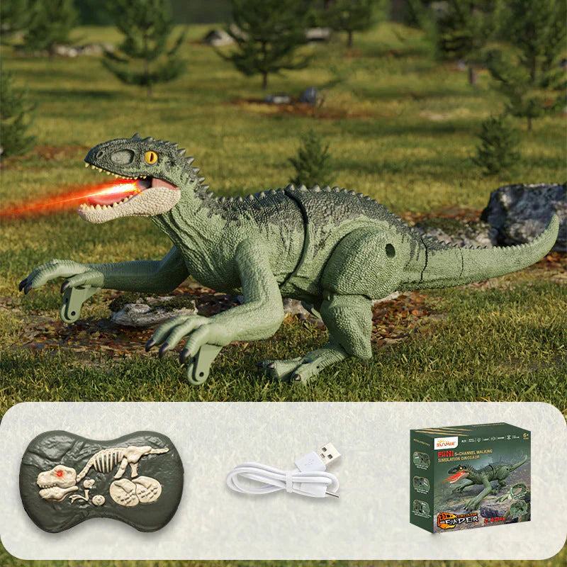 Remote-Controlled Dinosaur with Mist Spray Feature