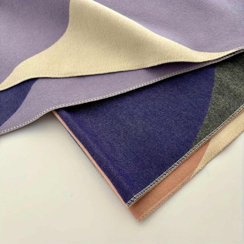 Dual-Faced Cozy Scarf for Effortless Style