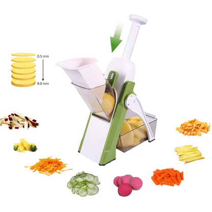Multi-Functional Slicer with Stainless Steel Blades for Fast, Accurate Cuts
