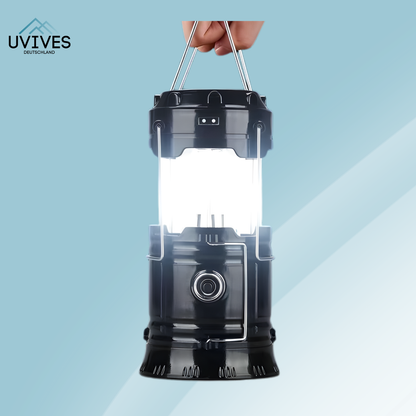 Double Solar Lamp & Flashlight for Endless Outdoor Illumination