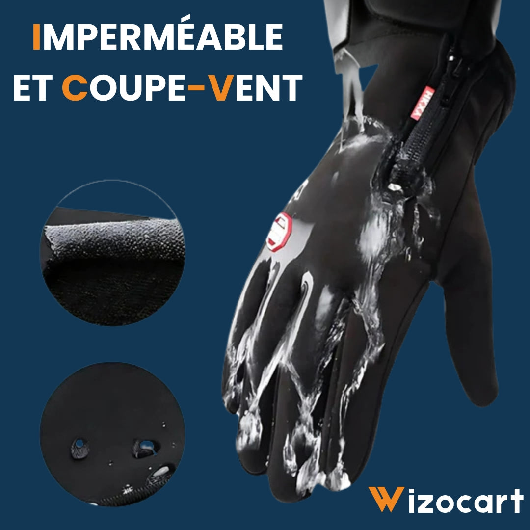 Insulated Heated Gloves for Both Men and Women - Waterproof Design