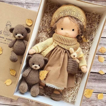 Creative Educational Toy - Handmade Cotton Doll for Kids