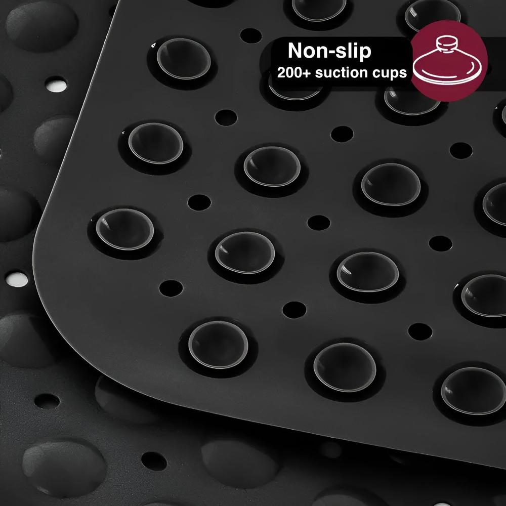 Secure Step Bath Mat | Slip-Resistant with Foot Care Feature
