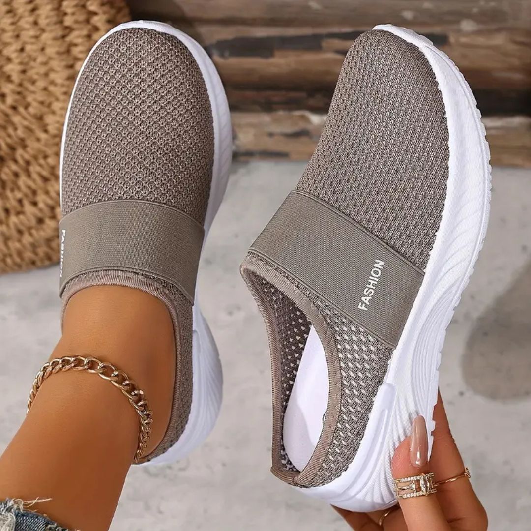 AirStride – Lightweight Mesh Slip-On Sneakers for Women