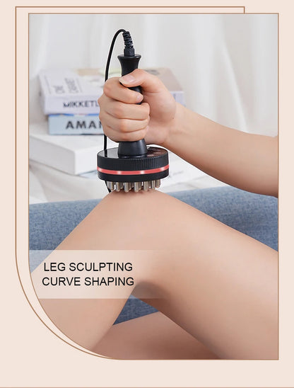 Heat-Enabled Electric Gua Sha Massager | Microcurrent Massage Brush for Back, Arms, Legs & Muscle Relief