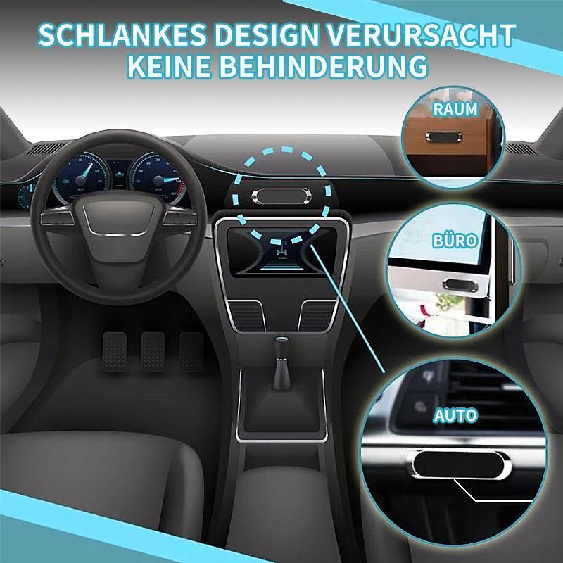 Compact 360-Degree Rotatable Magnetic Phone Holder - Strong Adhesive