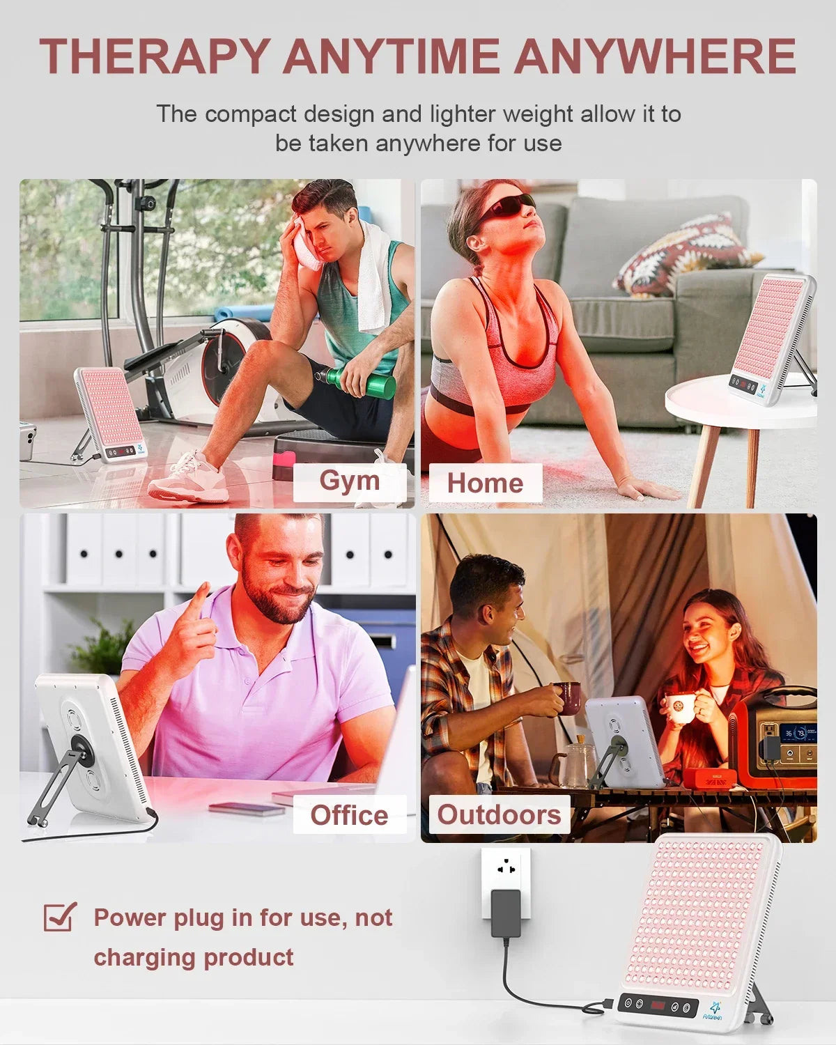 Near Infrared Light Therapy Lamp – 660nm & 850nm for Skin and Wellness