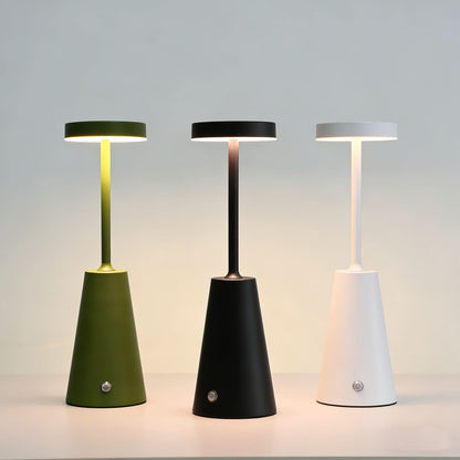 Dimmable Metal Table Lamp with Touch Control for Contemporary Spaces