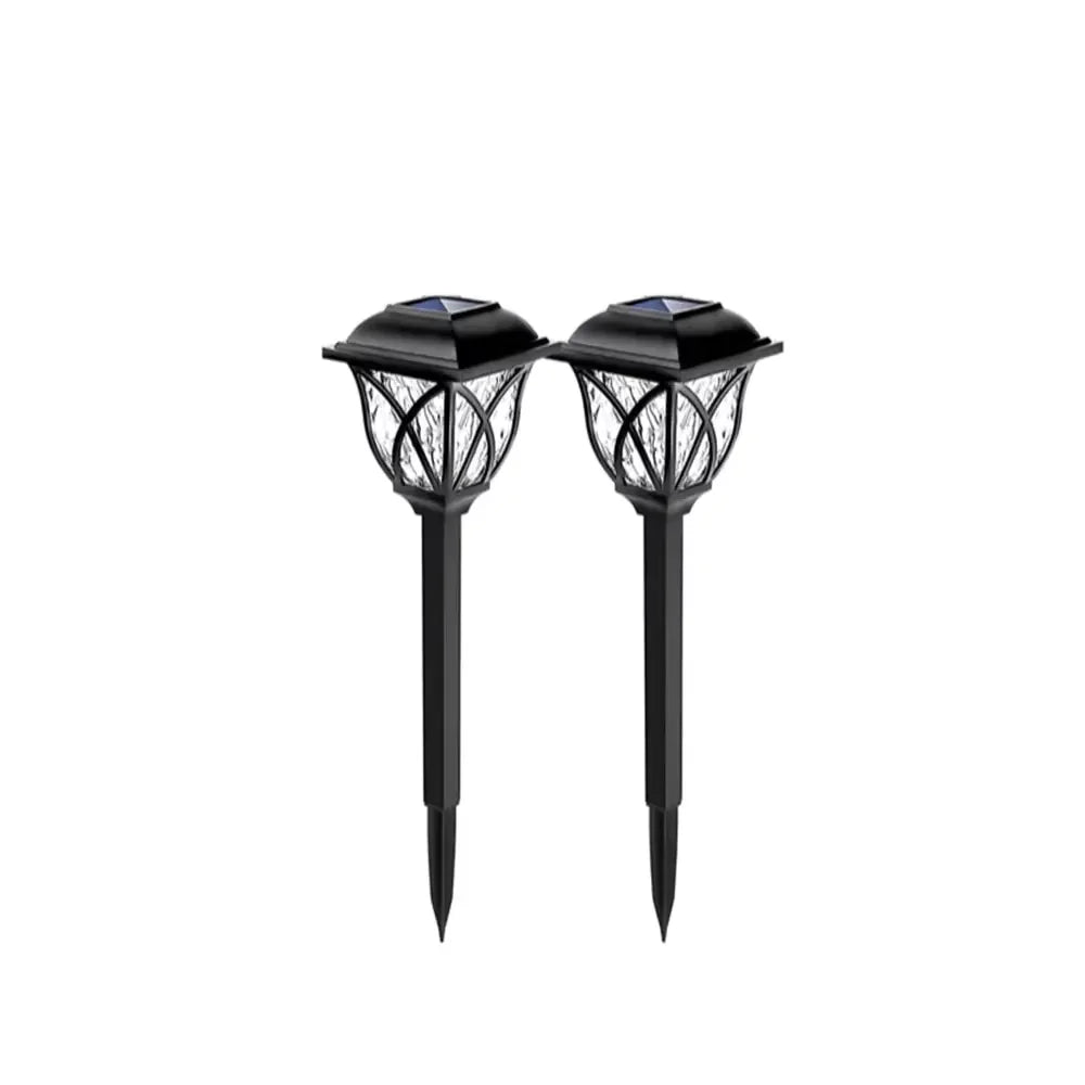 Solar LED Garden Lights | 2-Pack | IP44 Waterproof | Warm White for Lawns & Pathways