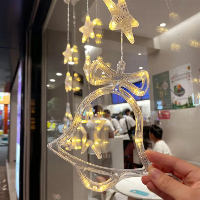 Christmas Window Lights with Suction Cup Attachment