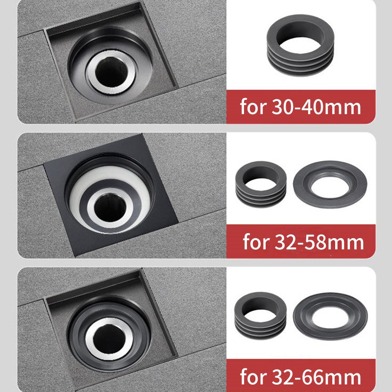 Floor Drain with Hair Catcher and Self-Closing Mechanism