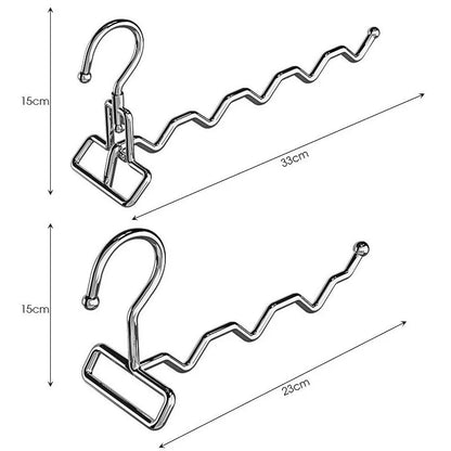 Collapsible Stainless Steel Clothes Hanger - Versatile Travel and Hotel Dryer