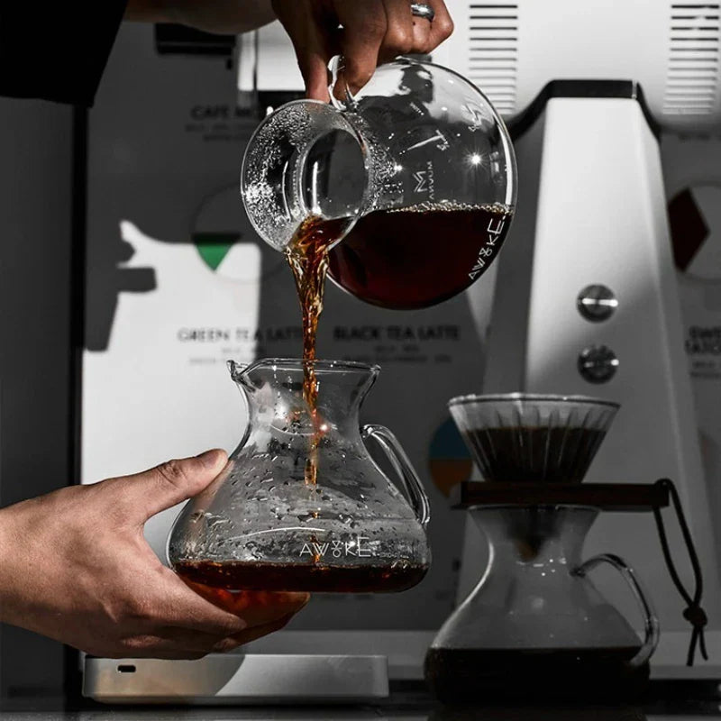 Elegant 15oz Heat-Resistant Glass Coffee Brewing Carafe