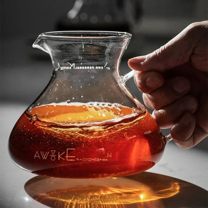 Elegant 15oz Heat-Resistant Glass Coffee Brewing Carafe