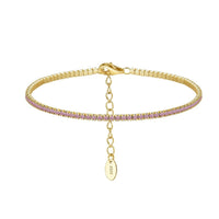 Gold Pink CZ 14K 0.2 cm (0.06 in)