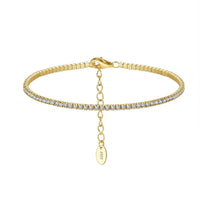 Gold White CZ 14K 0.2 cm (0.06 in)