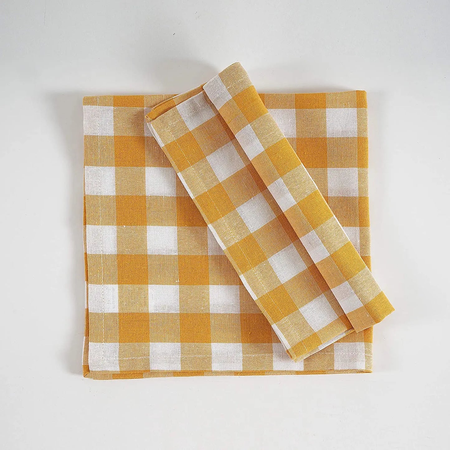 Elegant 16-Inch Reusable Table Napkins & Placemats Set