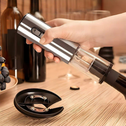 Electric Wine Opener – 5-in-1 Set with Aerator & Vacuum Stopper