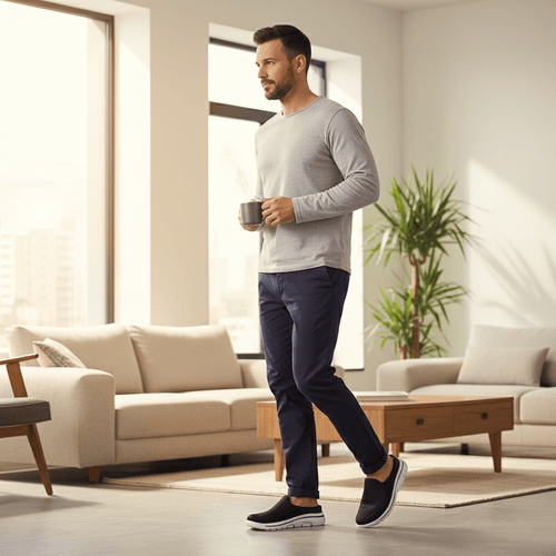 Breathable Slip-On Home and Lounge Slippers