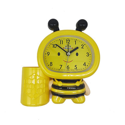 Desk Organizer with Alarm Clock and Pen Holder