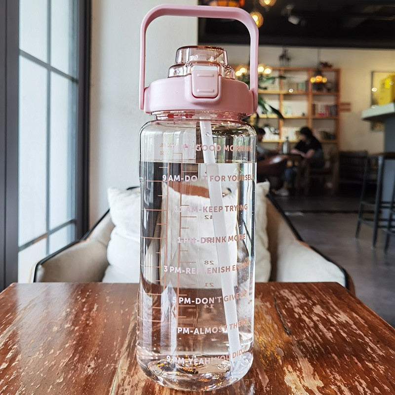 InspireHydrate 2L Eco-Friendly Water Bottle