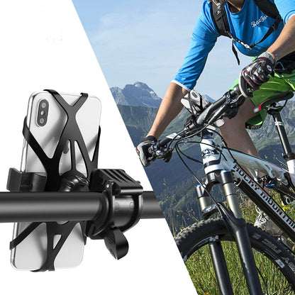 Universal Handlebar Clamp for Adjustable Bicycle Phone Holder with 360° Rotation