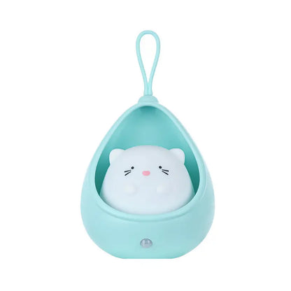 Cat-Shaped Night Lamp - Soft Glow Animal Light