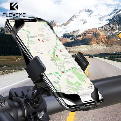 Universal Handlebar Clamp for Adjustable Bicycle Phone Holder with 360° Rotation