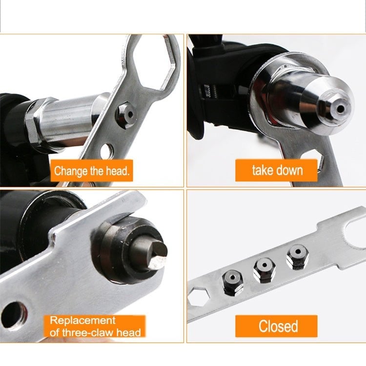 PowerRivet Adapter with 120 Rivets | Transform Your Drill