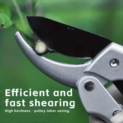 Pulley Garden Pruner with SK5 Steel | Energy Efficient for 18 mm | Professional Tree Shears