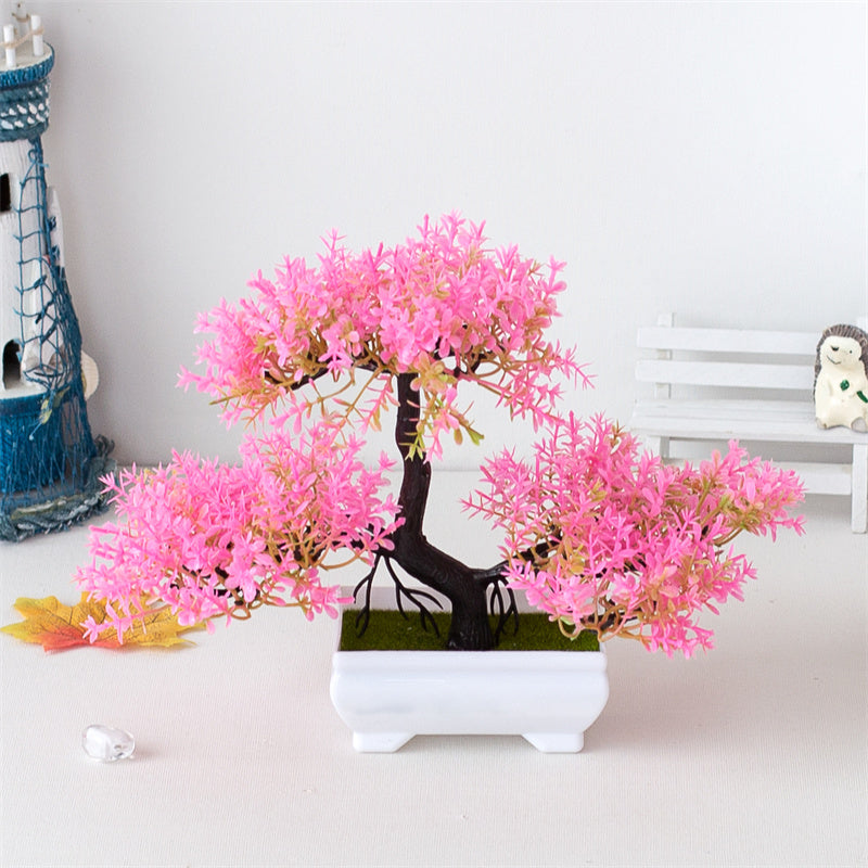 Green Potted Table Plant – Seasonal Atmospheric Home Decor