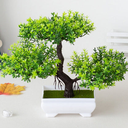 Green Potted Table Plant – Seasonal Atmospheric Home Decor