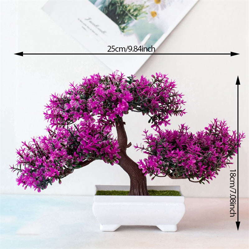 Green Potted Table Plant – Seasonal Atmospheric Home Decor