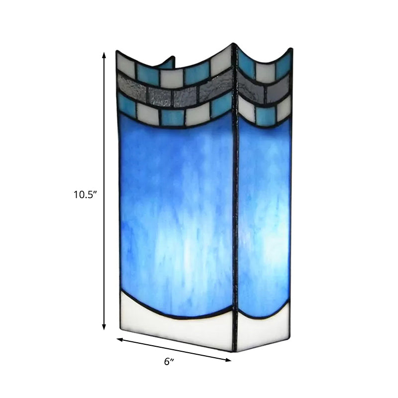 Tiffany Stained Glass Shade Wall Sconce for Indoor Living Room Lighting