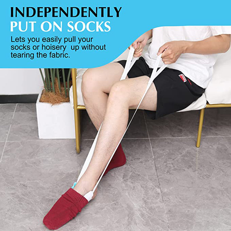 SockEase Helper Tool for Effortless Sock Wearing