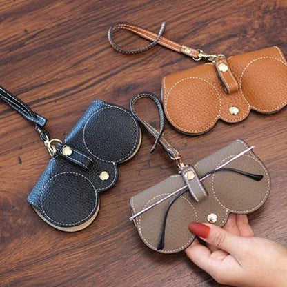 Premium Soft Leather Sunglasses Case for Ultimate Protection