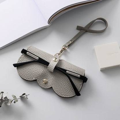 Premium Soft Leather Sunglasses Case for Ultimate Protection